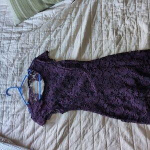 Lulu's Purple Cut Out Dress